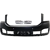 3-Piece Kit, Front Primed Bumper Cover, Includes (1) Bumper Cover and (2) Fog Light