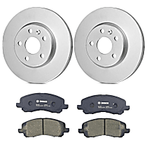 4-Piece Kit Front Brake Disc and Pad Kit, 2.0L 4Cyl,  Includes (2) Brake Disc and (1) Brake Pad Set