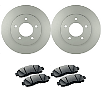 KIT-BS42624-276 Front Brake Disc and Pad Kit,  FWD