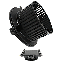 2-Piece Kit Blower Motor Kit, Without Climate Control, includes (1) Blower Motor and (1) Blower Motor Resistor