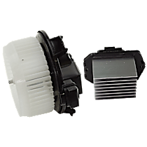 2-Piece Kit Blower Motor, includes (1) Blower Motor and (1) Blower Motor Resistor