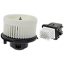 2-Piece Kit Blower Motor Kit, includes (1) Blower Motor and (1) Blower Motor Resistor