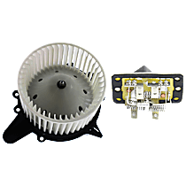 2-Piece Kit Blower Motor, includes (1) Blower Motor and (1) Blower Motor Resistor