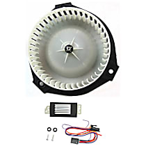 2-Piece Kit Blower Motor Kit, includes (1) Blower Motor and (1) Blower Motor Resistor, Front