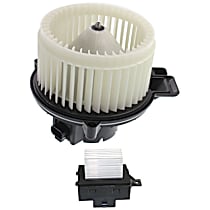2-Piece Kit Blower Motor Kit, includes (1) Blower Motor and (1) Blower Motor Resistor