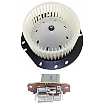 2-Piece Kit Blower Motor,  Includes (1) Blower Motor and (1) Blower Motor Resistor