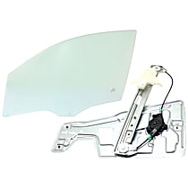 Front, Driver Side Door Glass Kit, Replaces NAGS No. DD10761 GTNN