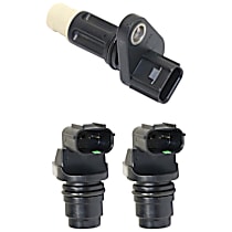 3-Piece Kit Crankshaft Position Sensor, 4 Cyl 2.4L, includes (2) Camshaft Position Sensor and (1) Crankshaft Position Sensor