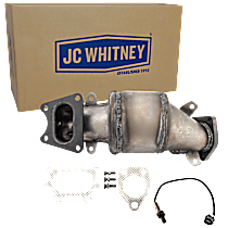 2-Piece Kit Front, Driver Side Catalytic Converter, 3.2L 6Cyl, Federal EPA Standard, 46-State Legal (Cannot ship to CA, CO, NY or ME), Radiator Side, Naturally Aspirated, Direct JC Whitney Series