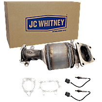 3-Piece Kit Front, Passenger Side Catalytic Converter, 3.2L 6Cyl, Federal EPA Standard, 46-State Legal (Cannot ship to CA, CO, NY or ME), Manifold Converter - Firewall Side, Naturally Aspirated, Direct JC Whitney Series
