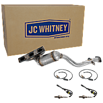 5-Piece Kit Front Catalytic Converter, 2.5L 6Cyl, Federal EPA Standard, 46-State Legal (Cannot ship to CA, CO, NY or ME), Eng Des: M54,  Manifold Converter, Naturally Aspirated, AWD, Wagon, Direct JC Whitney Series