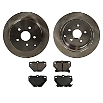 EBC rear brake kit discs & TAMPONS for Toyota Levin 1.6 95-2000 ae111