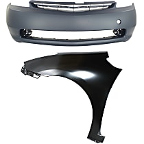 Partslink Number TO1241205 OE Replacement Toyota Prius Front Passenger Side Fender Assembly
