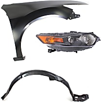 Details about   AM New Front Right Passenger Side Fender For 04-08 Acura TSX Primed Steel
