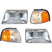 Headlight Left Driver Side Headlamp For Mazda B2300 B2500 B3000 B4000