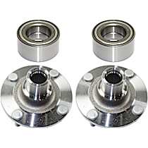 Note: 4-Wheel ABS 4-Wheel ABS Stirling 2012 For Nissan Sentra SE-R Spec V Front Wheel Bearing and Hub Assembly x 2