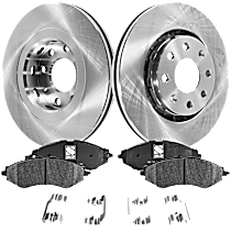 CHEVROLET AVEO MK1 T255 1.2 & 1.4 2008-2011 FRONT 2 BRAKE DISCS AND PADS SET NEW CHEVROLET AVEO MK1 T255 1.2 & 1.4 2008-2011 FRONT 2 BRAKE DISCS AND PADS SET NEW