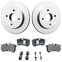 cciyu Professional Front Ceramic Disc Pads Set fit for 2011 2012 2013 2014 2015 2016 2017 Ford Fiesta 