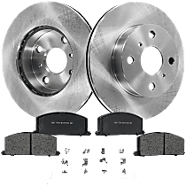 EBC rear brake kit discs & TAMPONS for Toyota Levin 1.6 95-2000 ae111