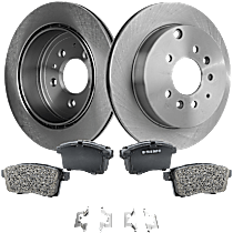 Fit 2007-2012 Mazda CX-7 PowerSport Full Kit Brake Rotors+Ceramic Brake Pads