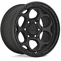 KM54178580700 Aluminum Black Wheel, 17 in. X 8.5 in., 8 x 6.5 in. Bolt Pattern
