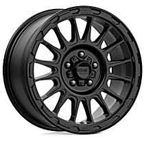 Aluminum Satin Black Wheel, 17 in. x 8 in., 5 x 4.5 in. Bolt Pattern - 