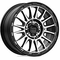 KM54278580500 Aluminum Satin Black Wheel, 17 in. X 8.5 in., 8 x 6.5 in. Bolt Pattern