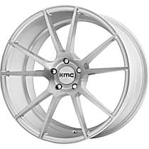 KM70921057440 Aluminum Silver Wheel, 20 in. X 10 in., 5 x 4.5 in. Bolt Pattern