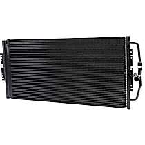 A/C Condenser, Excludes Police/SS Model, 15.38 x 30.44 x 0.63 in. Core