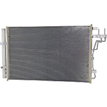 A/C Condenser, With Receiver and Drier