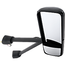 Passenger Side Mirror, Power, Manual Folding, Heated, Paintable, Without Auto-Dimming, Without Blind Spot Feature, Without Signal Light, Without Memory