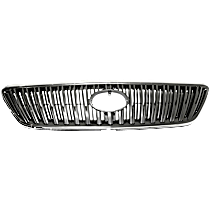 Grille, Chrome Shell with Painted Dark Gray Insert, Base Model, Japan Built Vehicle