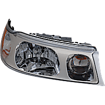 Passenger Side Headlight, With bulb(s), Halogen, Clear Lens