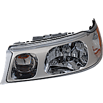 Driver Side Headlight, With bulb(s), Halogen, Clear Lens