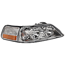 05-11 Lincoln Town Car Drivers side Halogen Headlight Assembly 6W1Z13008AB