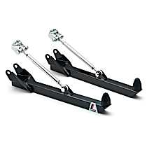 20189 Traction Bars - Powdercoated Black, Steel, Direct Fit, Kit