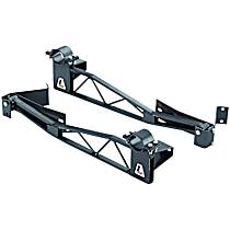 20460 Ladder Bar - Powdercoated Black, Steel, Bolt-On, Direct Fit