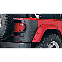 14001 Corner Guards - Textured Black, Plastic, Direct Fit