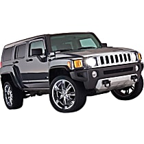 150900-02 Front and Rear, Driver and Passenger Side OE Style Series Fender Flares, Black