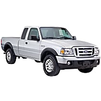 21912-02 Front and Rear, Driver and Passenger Side OE Style Series Fender Flares, Black