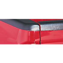 38501 Bed Rail Cap - Matte Black, Dura-Flex(R) 2000 TPO, Smooth, Direct Fit, Set of 2