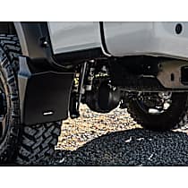 MUD-40106 Rear, Driver and Passenger Side Mud Flaps, Matte Black, Thermoplastic, Trail Armor Series