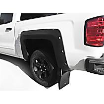 MUD-40120 Rear, Driver and Passenger Side Mud Flaps, Matte Black, Thermoplastic, Trail Armor Series