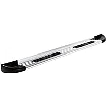 291111 Running Boards, Brite Anodized, Aluminum, 54 in. Length, Overall Length Includes End Caps, Trailrunner Diamond Multi-Fit Series