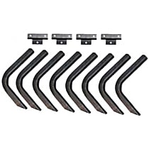 300016 Running Board Mounting Kit - Natural, Steel, Direct Fit, Kit