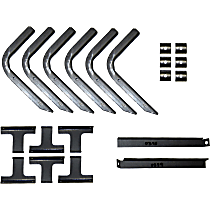 300020 Running Board Mounting Kit - Natural, Steel, Direct Fit, Kit