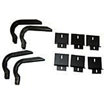 300027 Running Board Mounting Kit - Natural, Steel, Direct Fit, Kit