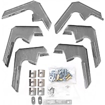300048 Running Board Mounting Kit - Natural, Steel, Direct Fit, Kit