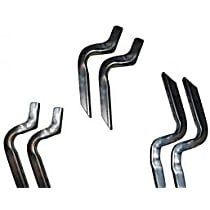 300054 Running Board Mounting Kit - Natural, Steel, Direct Fit, Kit