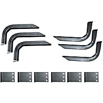300058 Running Board Mounting Kit - Natural, Steel, Direct Fit, Kit